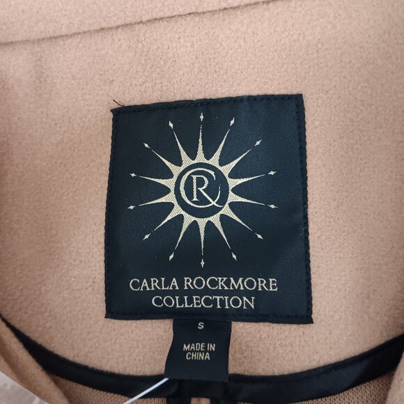 Carla Rockmore Collection REG The Muse Color Blocked Coat - Size Small a670442 - Picture 2 of 8